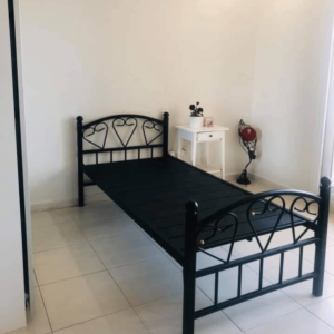 Heavy-Duty Single Steel Bed