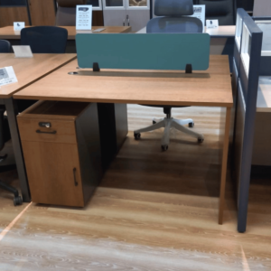Wooden Office Desk with Storage