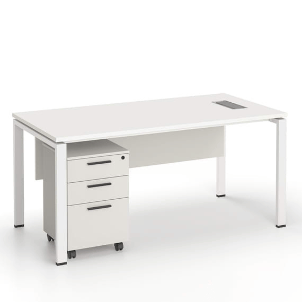 White Modern Office Desk