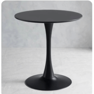 Black Pedestal Table