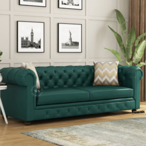 Modern Velvet Tufted Sofa