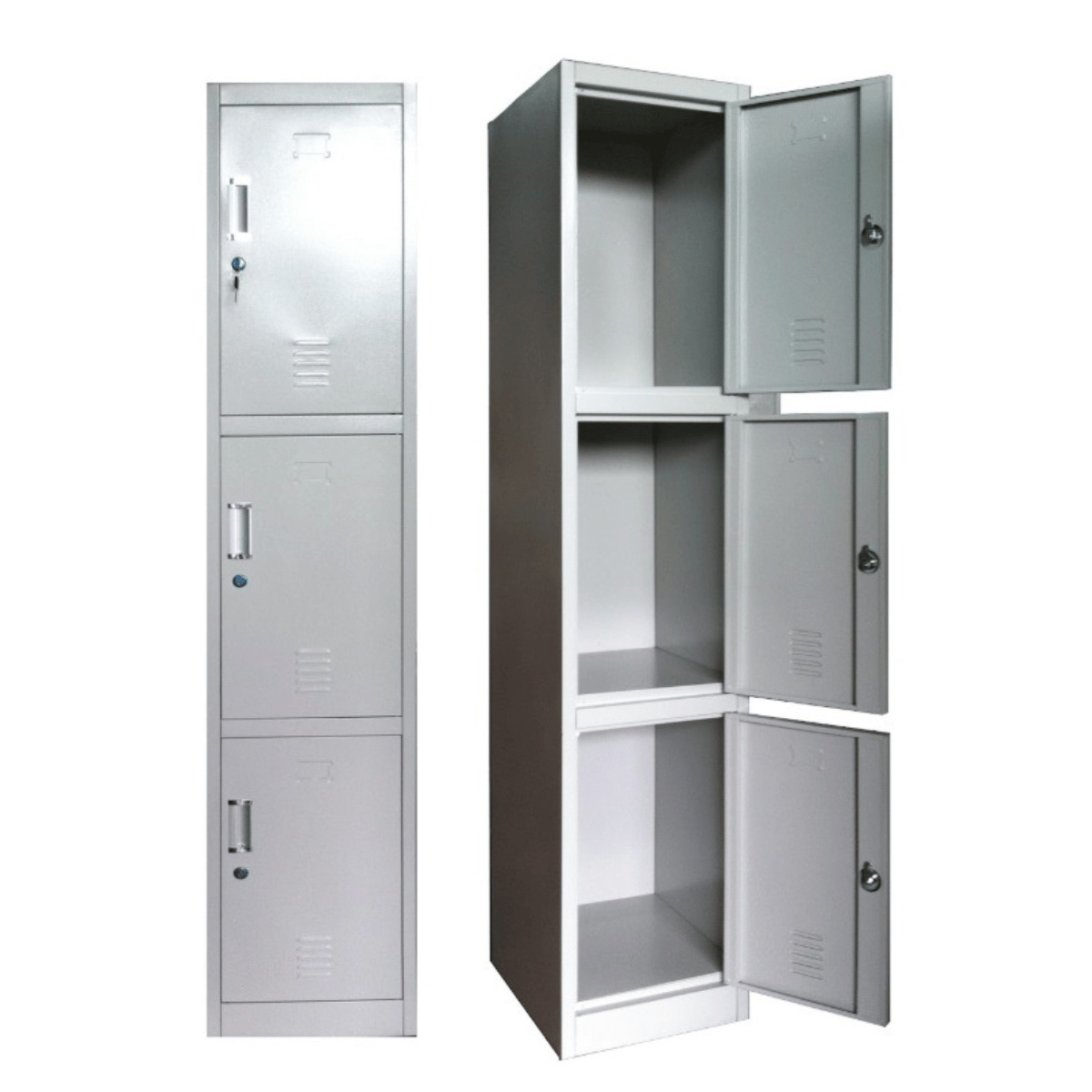 Three-Tier Steel Cabinet