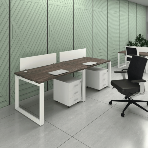Dual-Person Workstation Desk