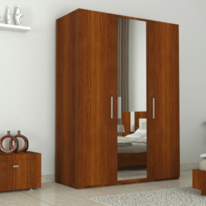 Mirror 3-Door Wardrobe