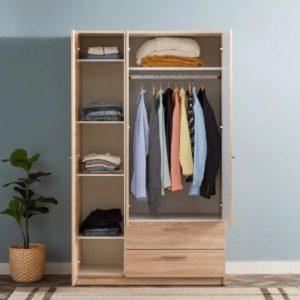 Elegant 3-Door Wardrobe