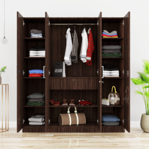 Elegant 4-Door Wardrobe