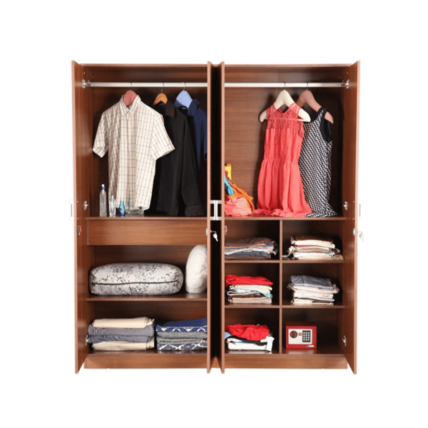 Elegant 4-Door Wardrobe - Image 2